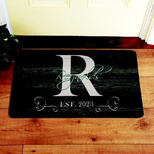 Family Initial & Name Doormat